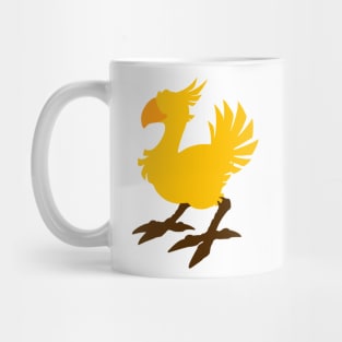 Chocobo Silhouette Mug